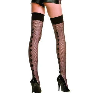 meias pretas rede fina sexy elegantes glamurosas noite traje laços acetinados costas decoradas nylon delicadas sensualidade