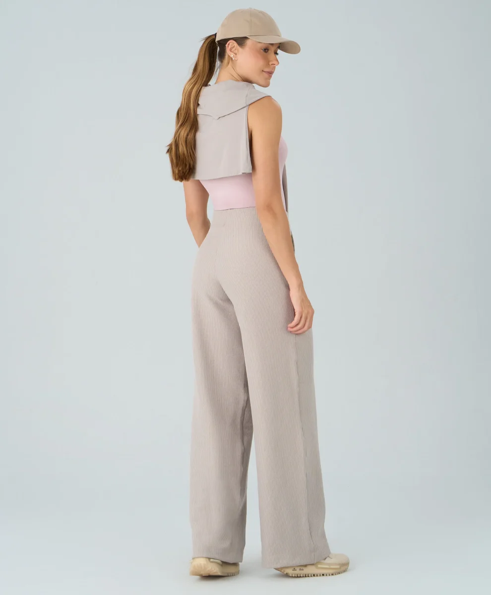Calça Reta Canelado Comfy - Image 8