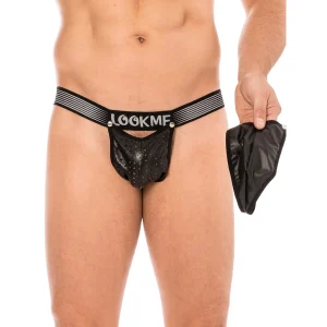 tanga preta reversível intercambiável dupla cinto cintura falso couro opaco perfurado botões pressionáveis estampa exclusiva poliéster elastano modelagem confortável sensual
