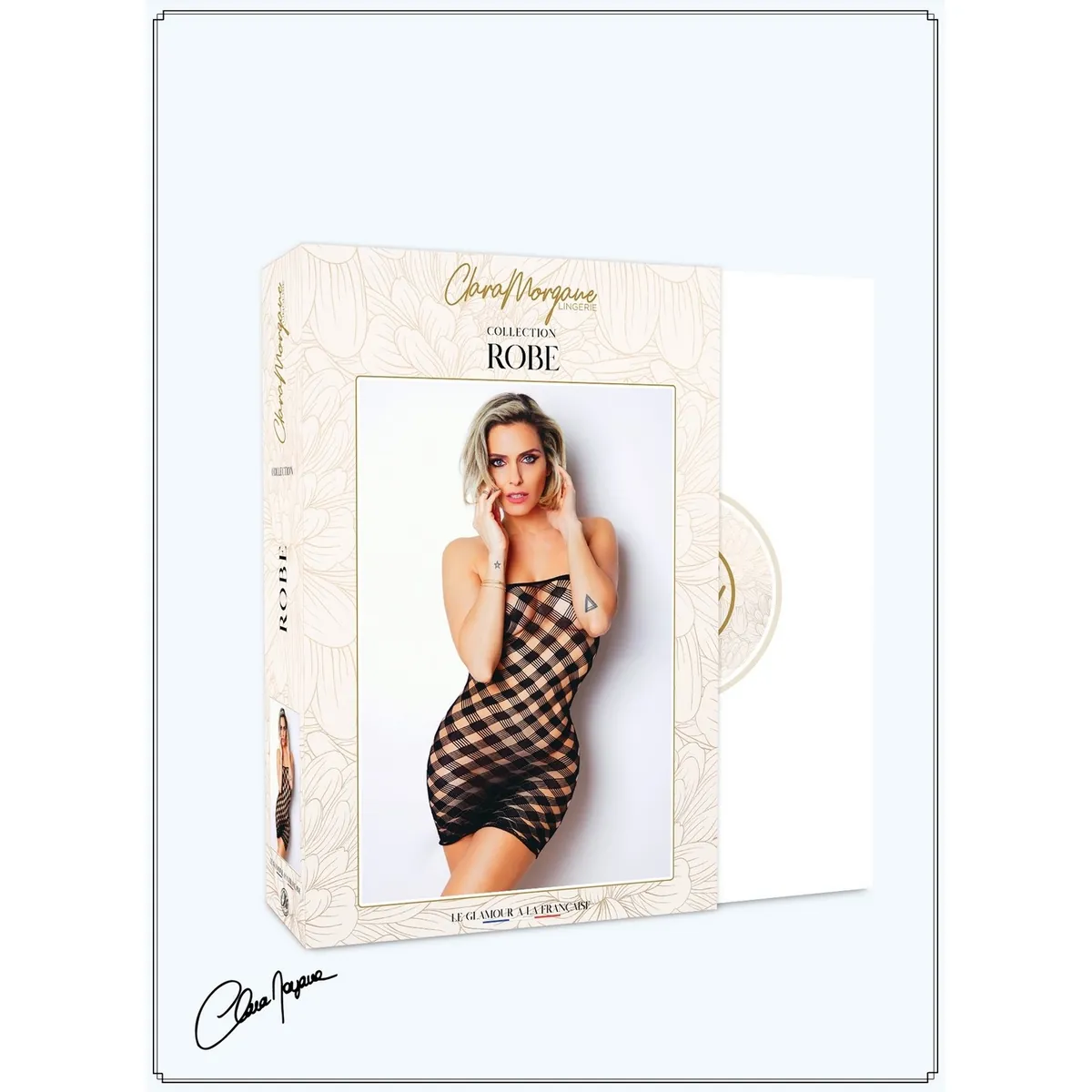 mini vestido preto malha rede xadrez alças finas decote quadrado tecido elástico poliamida elastano silhueta ajustada sensual festa - Image 6