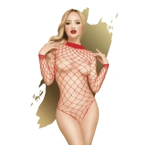 lingerie string sedutora malhas grossas ajustável corporal amarração colarinho gola alta visual escandaloso dominante mangas longas revelador provocante sensual