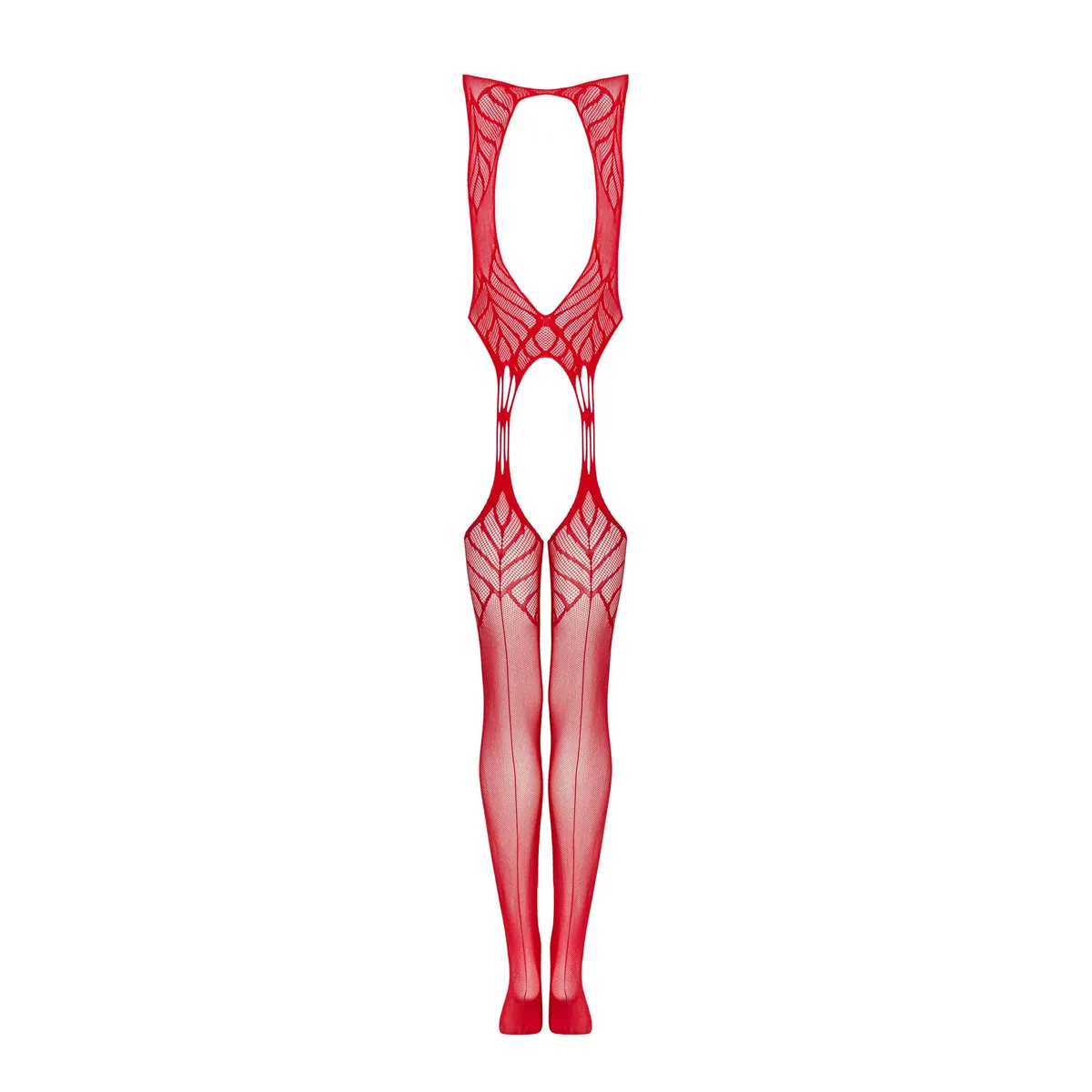 bodystocking vermelho flamejante sensual sexy elástico confortável nylon elastano padrão geométrico visual original costas recorte redondo alças finas - Image 9