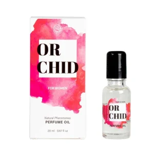 Orquídea Óleo Perfumado Rollon Feromônios Sensual Trufa Natural Afrodíaco Confiança Sedutora Desejada Partículas Biológicas Aroma Estimulante Desejo Sexual Atração Irresistível