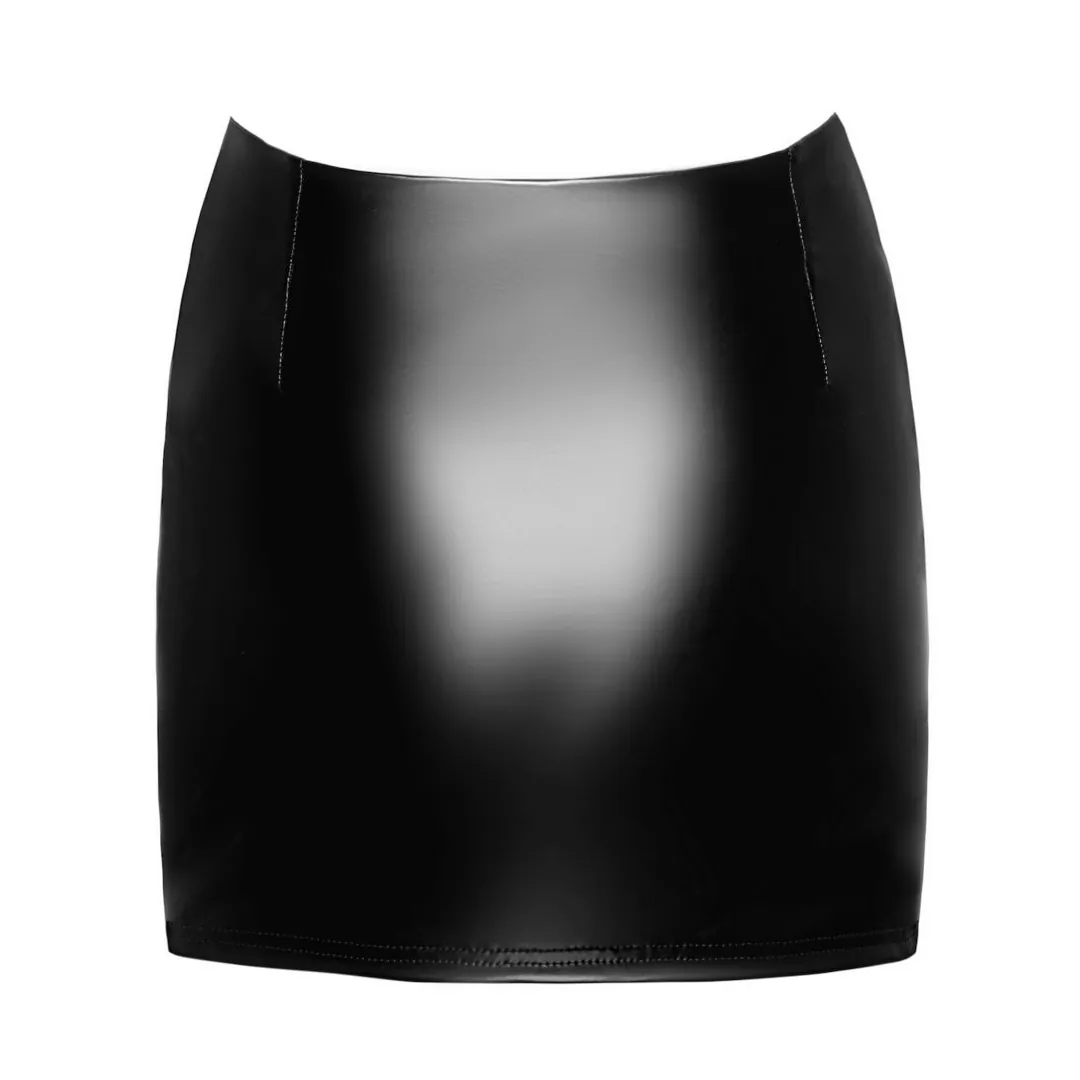 minissaia efeito molhado modelante elástico sensual renda liga integrada assimétrica ajustada cintura curta justa modeladora confortável versátil festa noite sedutora - Image 7