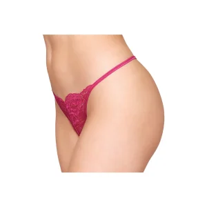 fio dental renda vermelha aberto virilha corrente strass costas sensual romântico delicado exclusivo elástico nylon spandex lavável