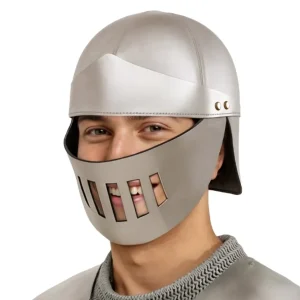 Capacete de Gladiador Romano Prata