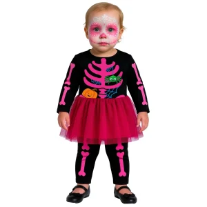 Fato de Catrina Esqueleto para bebé