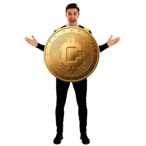 Fato de Criptomoeda para adulto