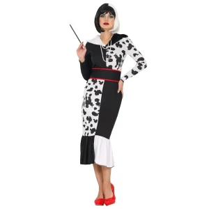 Fato de Cruella Lady para mulher