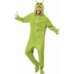 Fato de Alien Verde para adulto