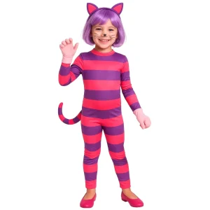 Fato de Gato Cheshire Bicolor infantil