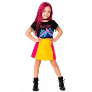 Fato de Cantora K-Pop Rosa para menina