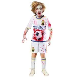 Fato de Jogador de Futebol Zombie Real para criança