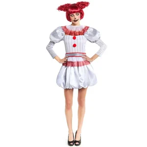 Fato de Palhaço IT Macabro para mulher