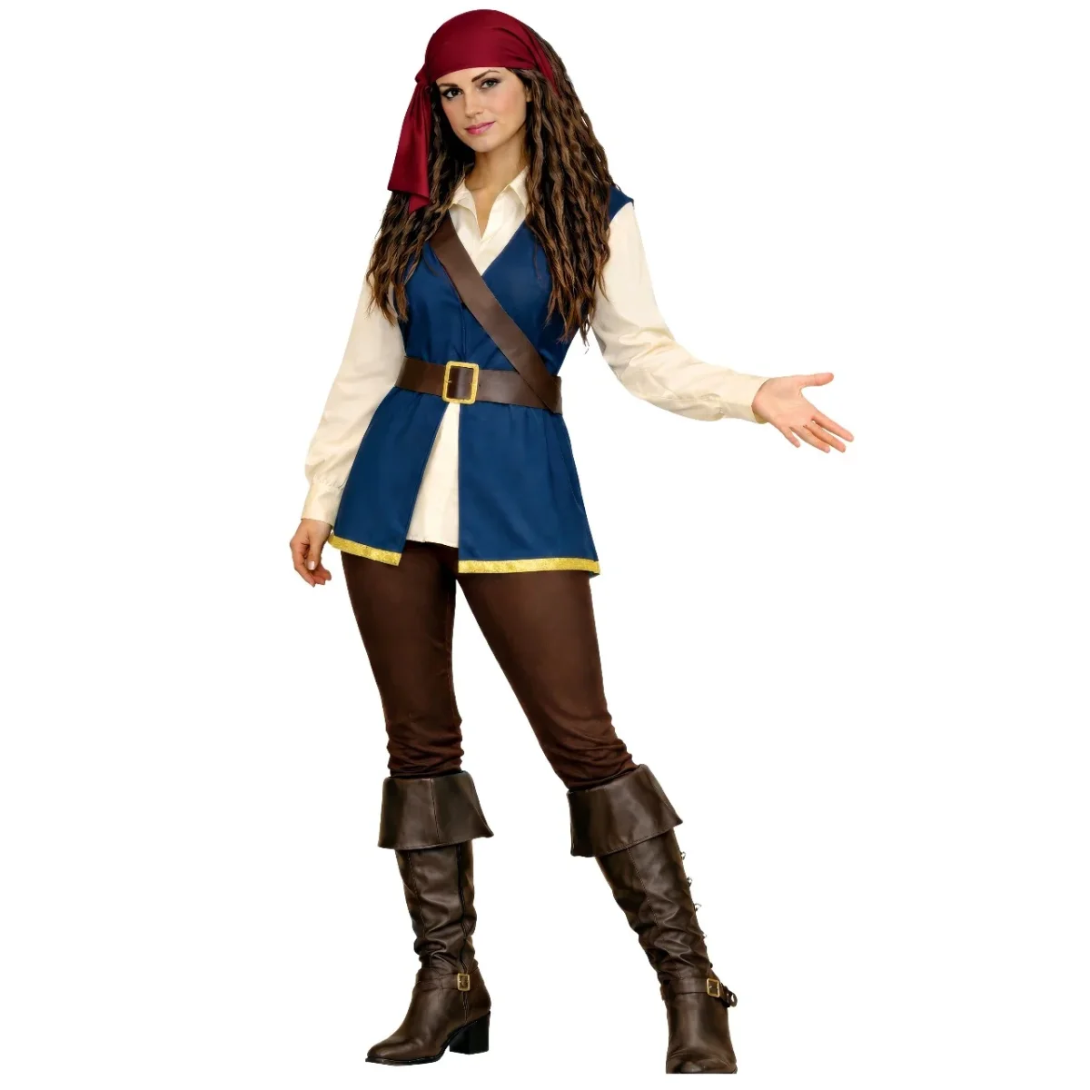 Fato de Pirata Sparrow para mulher