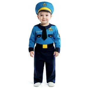 Fato de Polícia Estrela para bebé