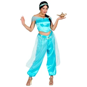 Fato de Princesa Jasmine Deluxe para mulher