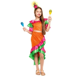 Fato de Rumbera Samba para menina