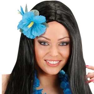 Flor Havaiana Turquesa