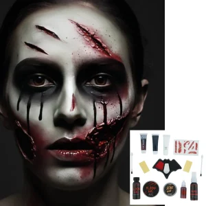 Kit Maquilhagem de Zombie Sinistro