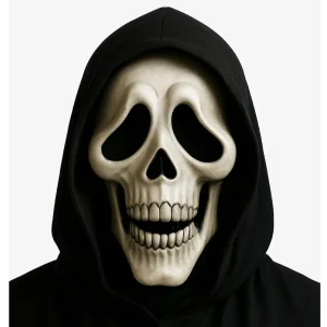 Máscara de Scream Fantasma com Capuz