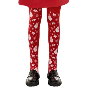 Meia-calça de Pai Natal infantil