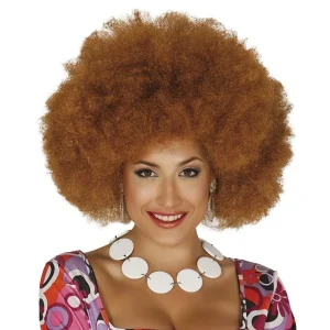 Peruca Afro Castanha