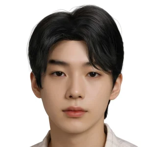 Peruca Demónio Cantor K-Pop Preta
