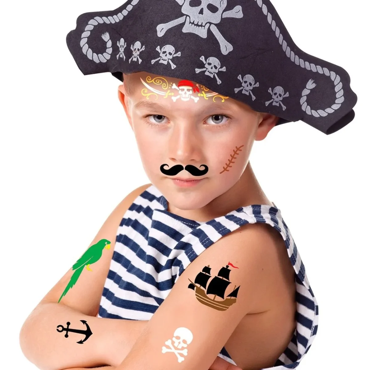 Stencil para Maquilhagem de Pirata infantil - Image 3