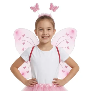 Conjunto de Fada Borboleta Rosa