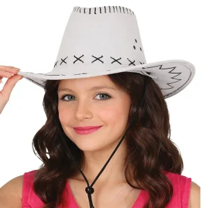 Chapéu de Cowboy Branco infantil