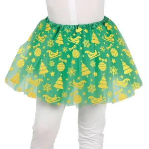Tutu Verde Natal infantil